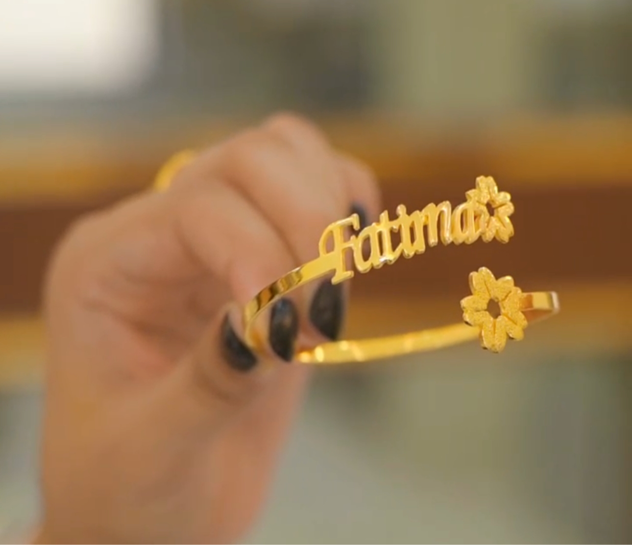 Flower Name Bangle