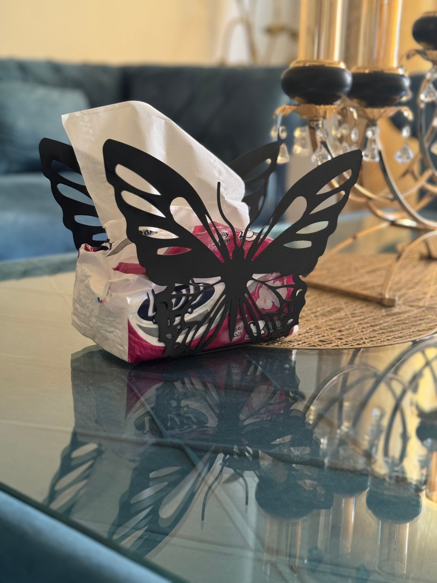 Butterfly Metal Tissue Holder