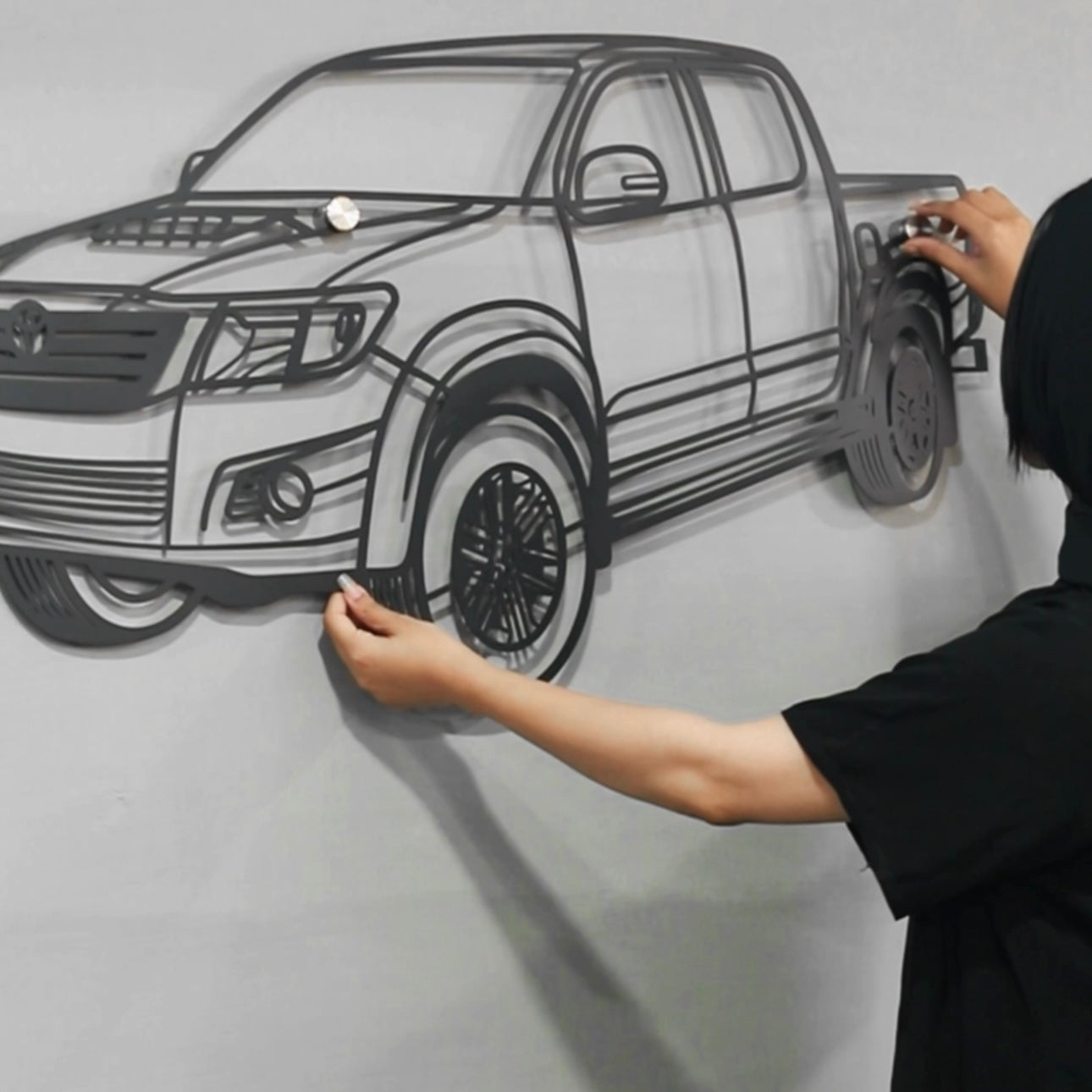 Revo Car Metal Wall Art