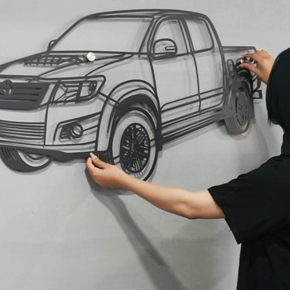 Revo Car Metal Wall Art