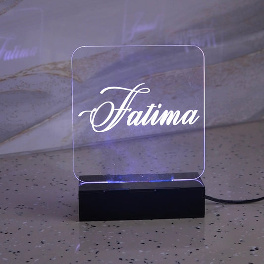 Customize name Lamp