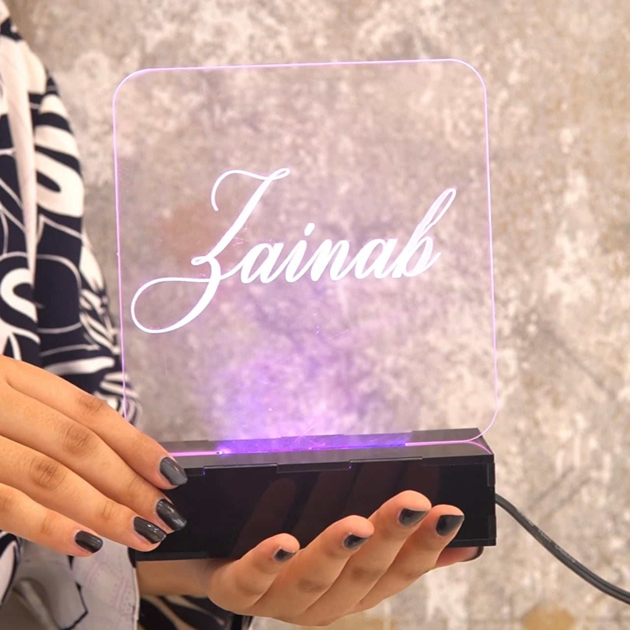 Customize name Lamp
