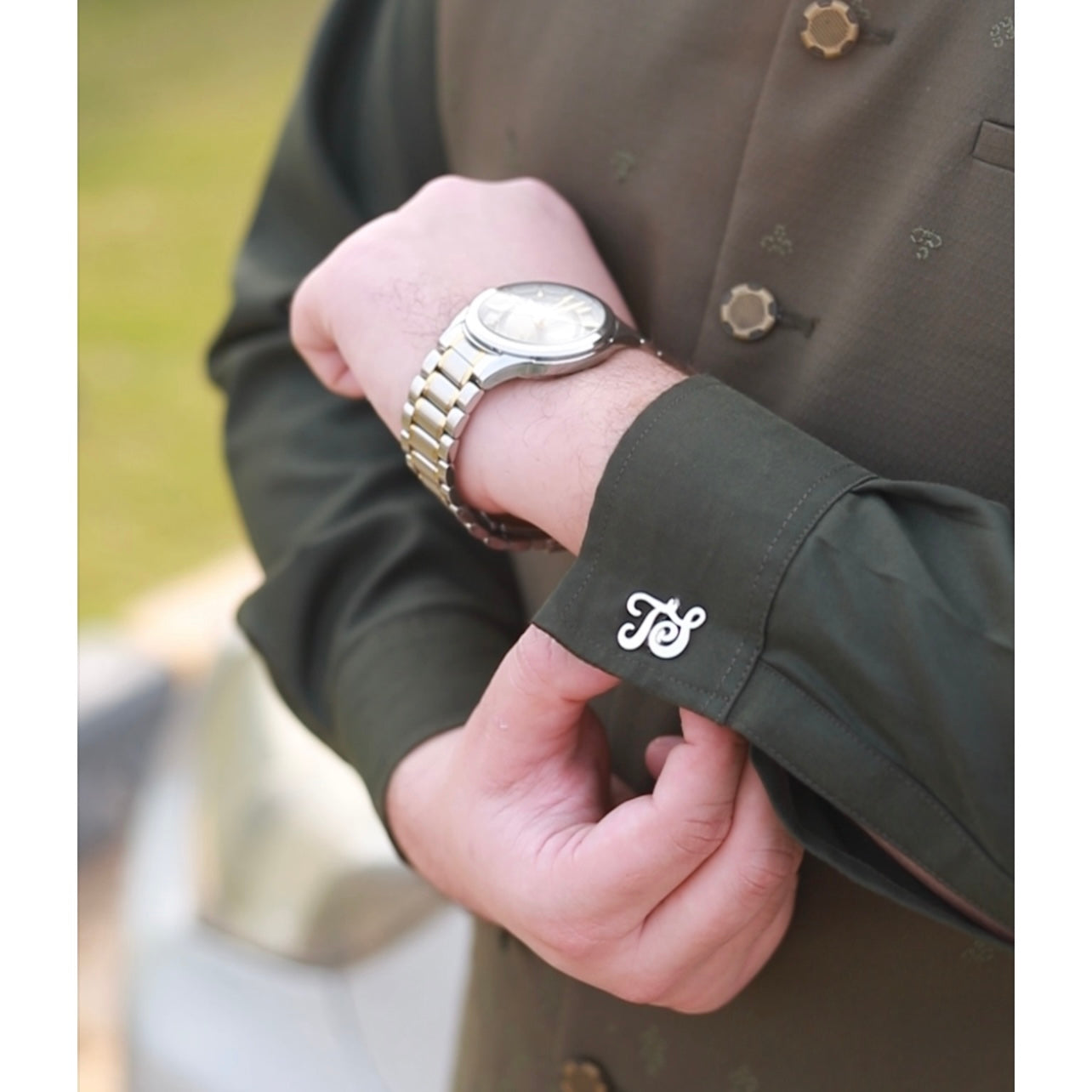Initial Letter Cufflinks