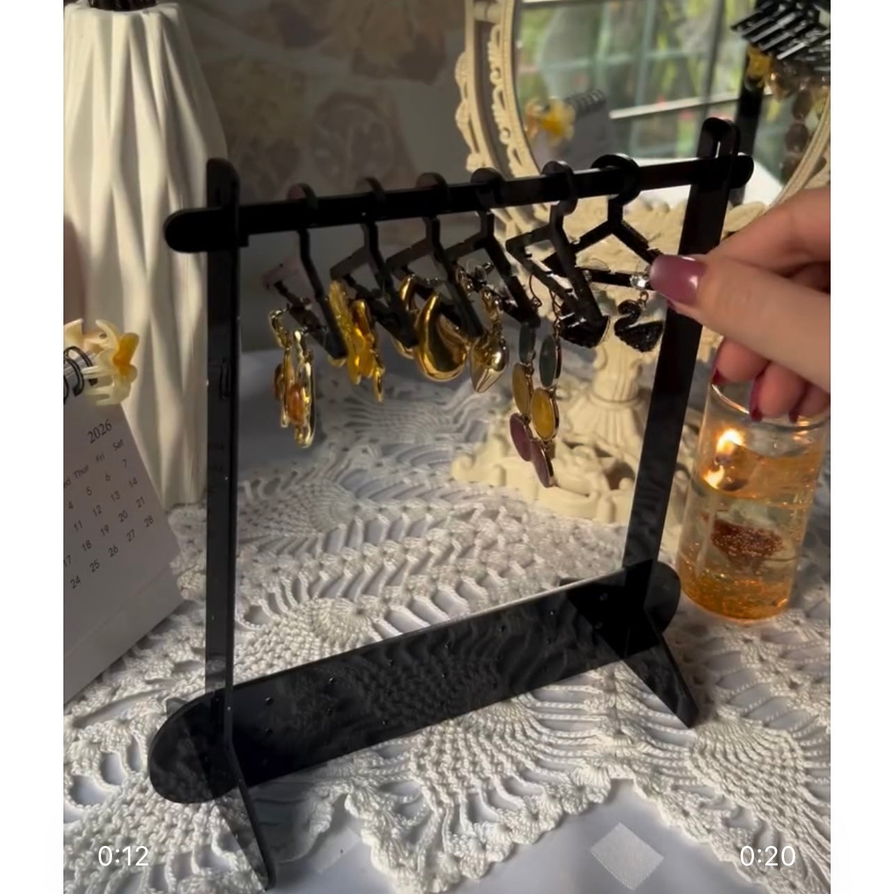 Jewlery Organizer 💍 with 7 cute Hangers